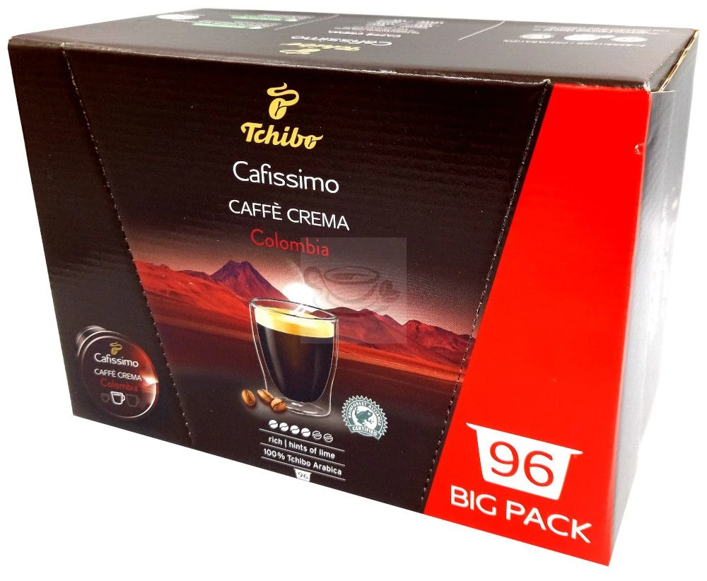 Tchibo Cafissimo Caffe Crema Colombia 96 Big Pack 3 Tchibo Cafissimo Caffe Crema Colombia 96 Big Pack