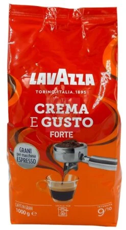 Lavazza Espresso Crema E Gusto Forte -Drinks Discount Store 8000070038493 lavazza espresso crema e gusto forte 1 kl