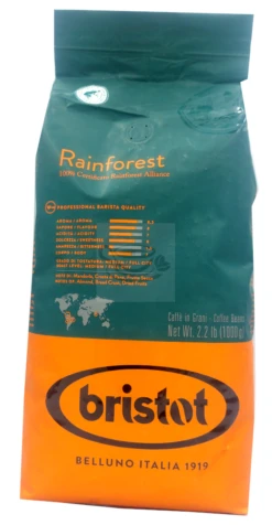 Bristot Rainforest 1kg Coffee Beans
