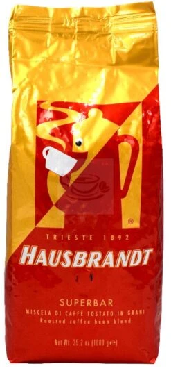 Hausbrandt Superbar -Drinks Discount Store hausbrandt superbar bohne bonen 1 kilo kopen kaufen koffie bonen kaffee bohne kl