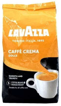 Lavazza Dolce Caffe Crema -Drinks Discount Store lavazza caffe crema dolce kopen 1 kilo bohne bonen kaffee koffie kl