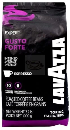 Lavazza Expert Gusto Forte -Drinks Discount Store lavazza expert gusto forte espresso kopen kaufen bohne bonen koffie kaffee kl